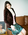 Max Mara Brown Velvet Blazer